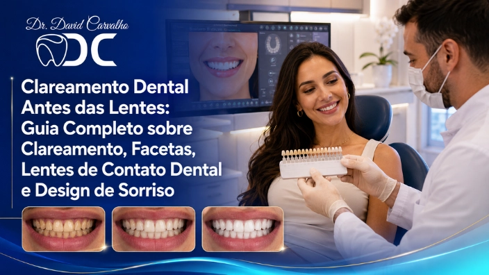 Clareamento Dental Antes das Lentes: Guia Completo sobre Clareamento, Facetas, Lentes de Contato Dental e Design de Sorriso