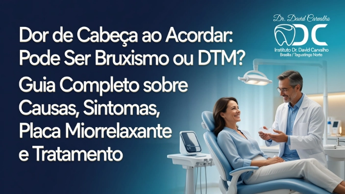 Dor de Cabeça ao Acordar: Pode Ser Bruxismo ou DTM? Guia Completo sobre Causas, Sintomas, Placa Miorrelaxante e Tratamento