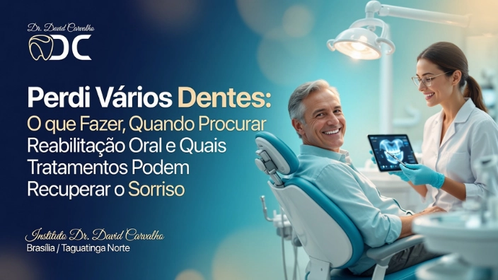 Perdi Vários Dentes: O que Fazer, Quando Procurar Reabilitação Oral e Quais Tratamentos Podem Recuperar o Sorriso