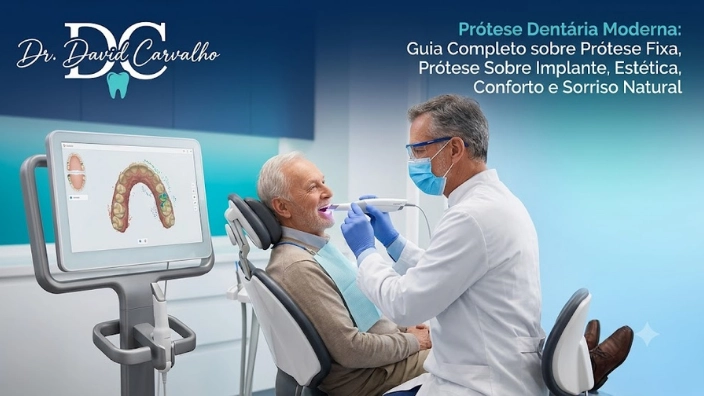 Prótese Dentária Moderna: Guia Completo sobre Prótese Fixa, Prótese Sobre Implante, Estética, Conforto e Sorriso Natural