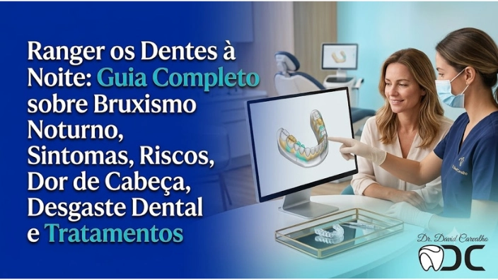 Ranger os Dentes à Noite: Guia Completo sobre Bruxismo Noturno, Sintomas, Riscos, Dor de Cabeça, Desgaste Dental e Tratamentos