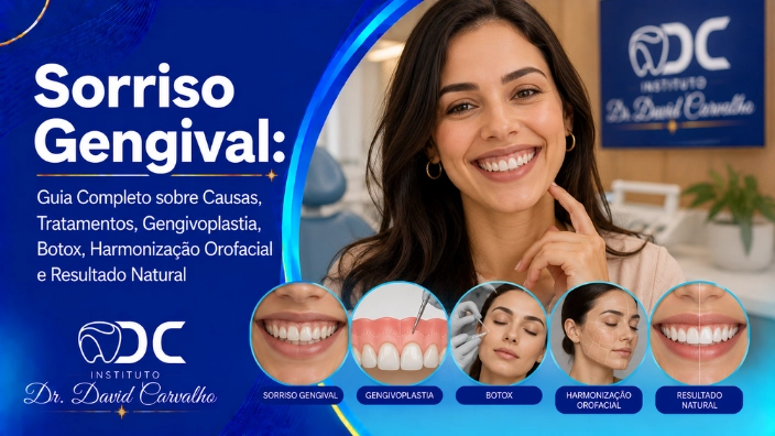 Sorriso Gengival: Guia Completo sobre Causas, Tratamentos, Gengivoplastia, Botox, Harmonização Orofacial e Resultado Natural